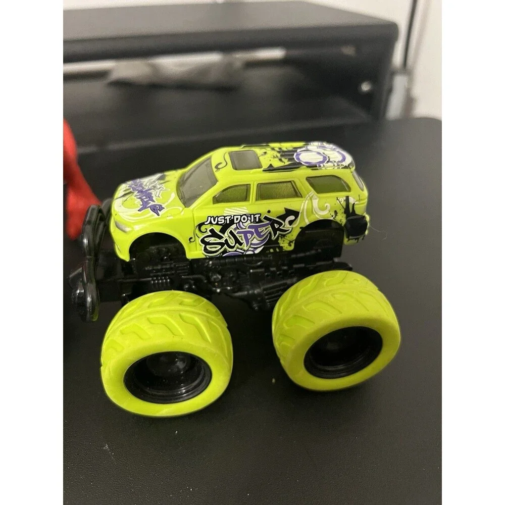 Lot of 6 Monster Jam and Blaze and the Monster Machines toy trucks